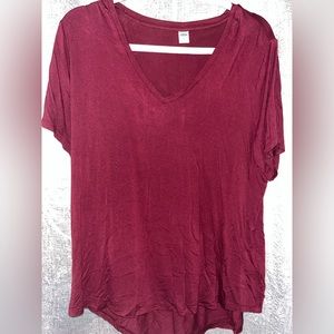 Old Navy Maroon T-Shirt, XL